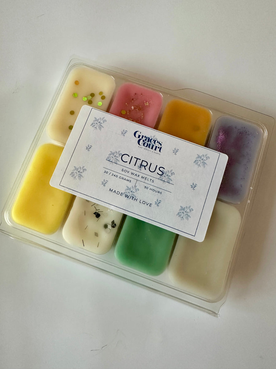 Citrus Wax Melt Sample Box  Graces court – Graces Court